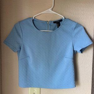 Forever 21 Purple Cropped Top